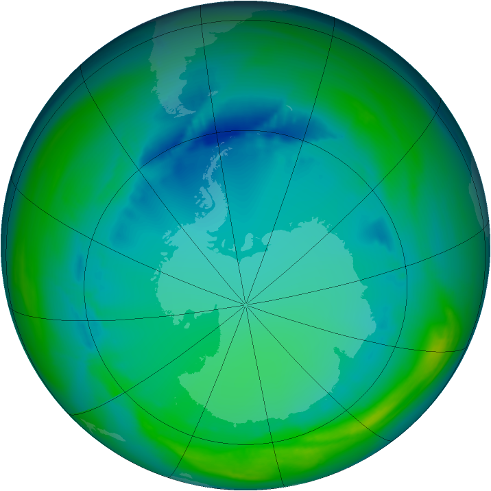 Ozone Map 2005-07-28